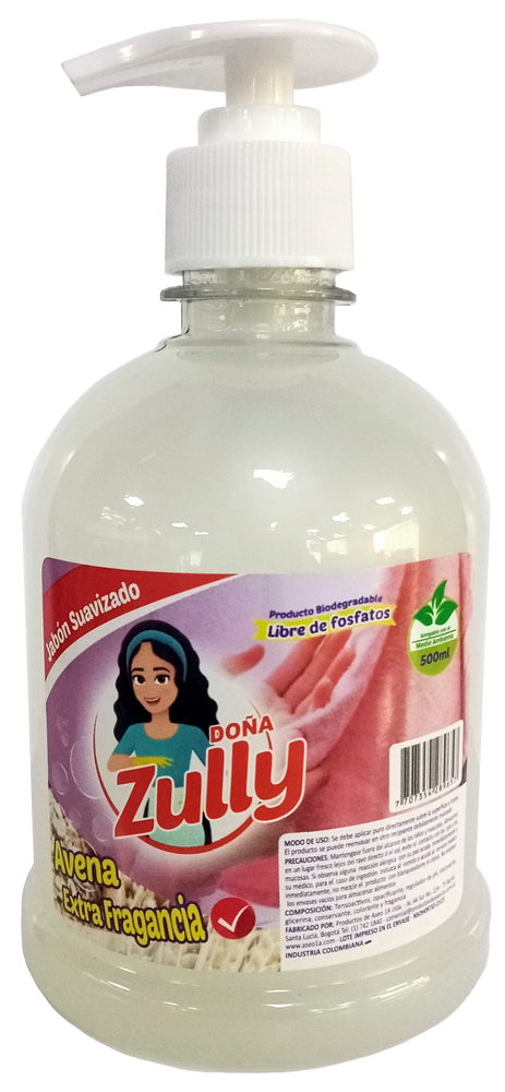 Jabón Suavizado Avena Doña Zully