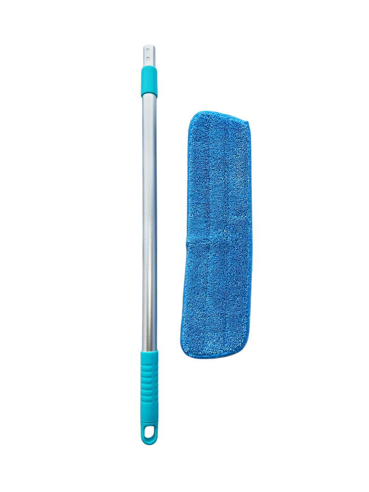 Mopá Brillantadora Microfibra con cabo de aluminio extensible