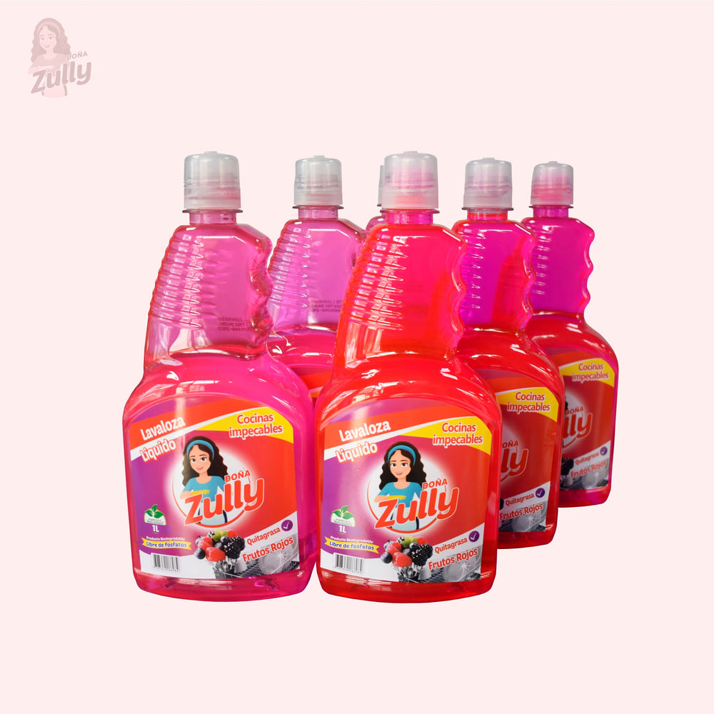 Lavaloza Liquido Frutos Rojos X 6 UND