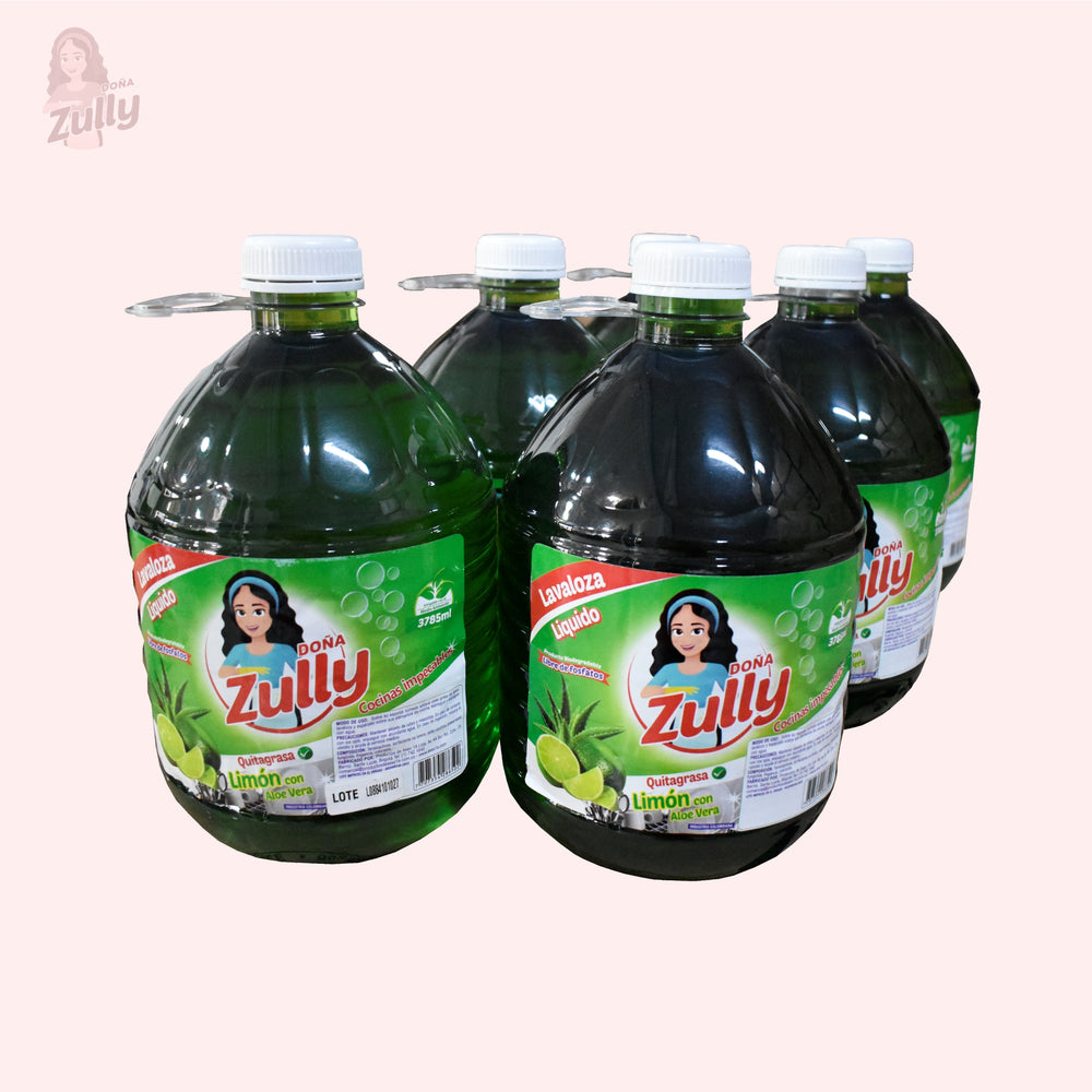 Lavaloza Liquido Limón X 6 UND