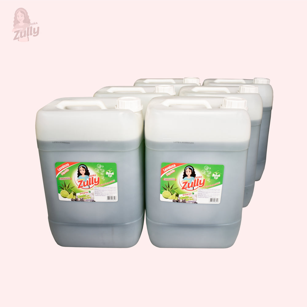 Lavaloza Liquido Limón X 6 UND